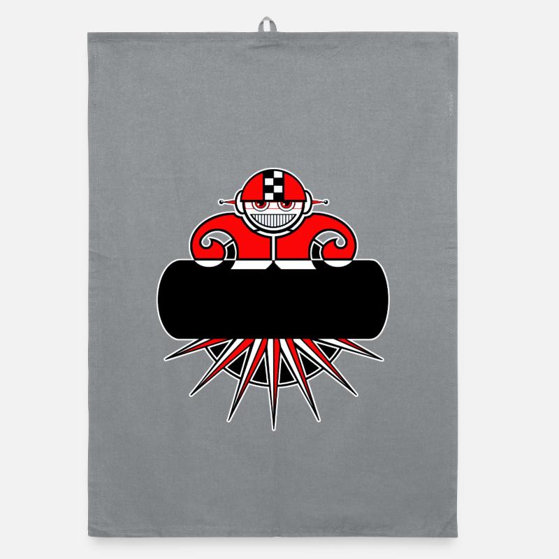 Customizable Stylized Robot Organic dish towel