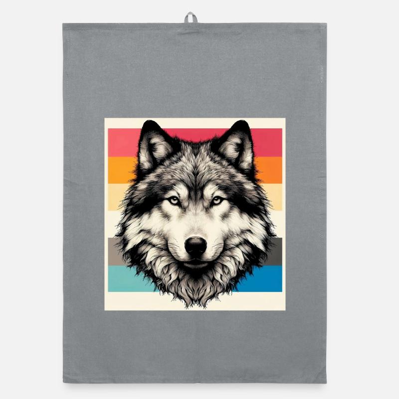 Wolf Organic dish towel