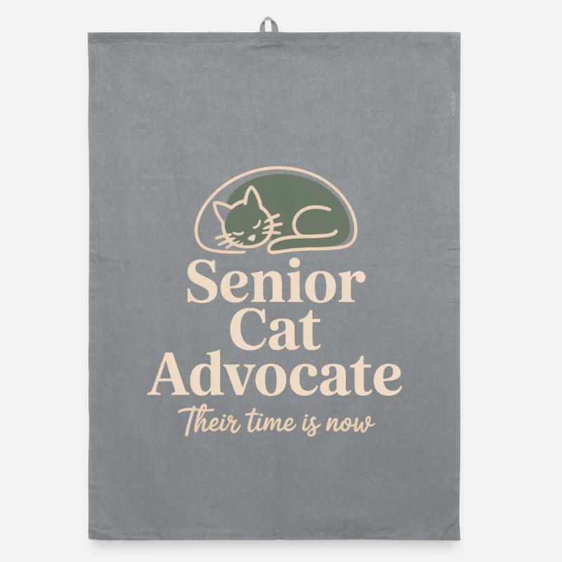 Tee de l’avocat senior des chats Torchon bio