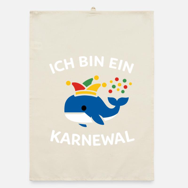 Karnewal Jecke Carnival Funny Pun Gift Organic dish towel