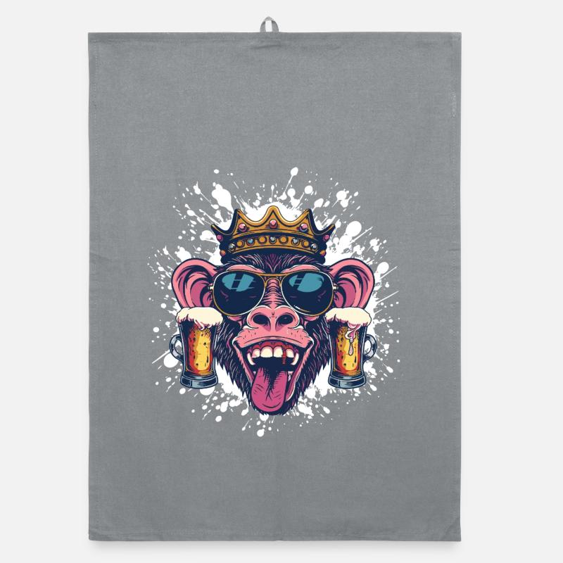 Bière de singe drôle Torchon bio
