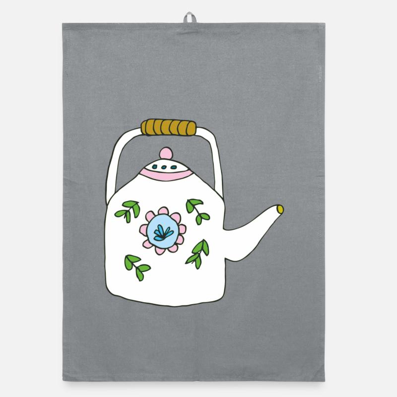 teapot Organic dish towel