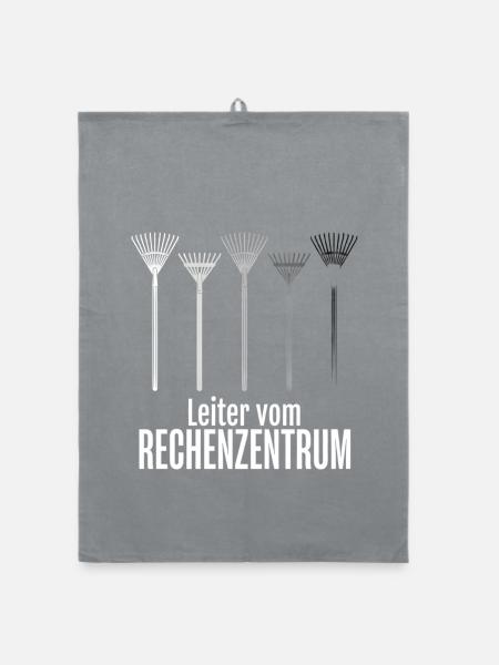Rechenzentrum Design Gartengeräte Rechen Leiter - Organic Geschirrtuch - Grau - Vorne