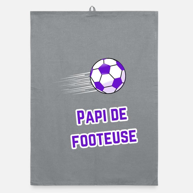 Tee-Shirt Papi Supporter footeuse Torchon bio