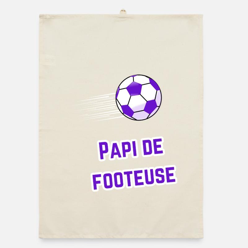 Tee-Shirt Papi Supporter footeuse Torchon bio