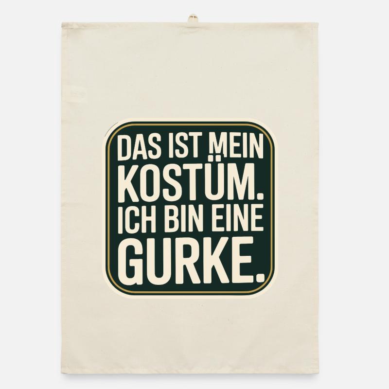 Concombre C’est mon concombre Costume Carnaval Carnaval Torchon bio