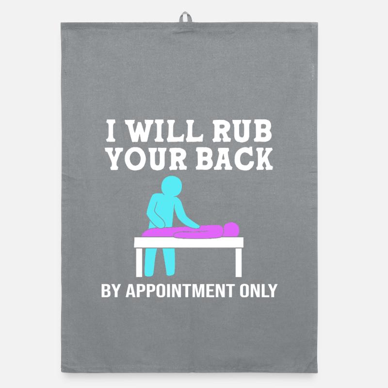 Massage masseur, masseuse, naturopath Organic dish towel