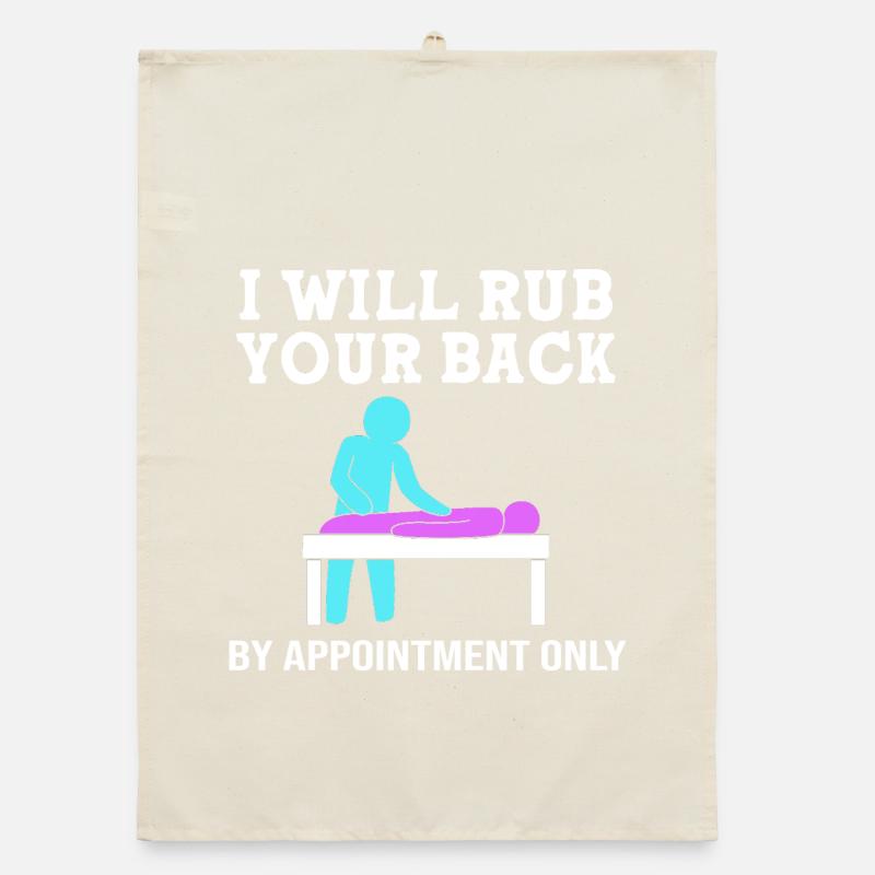 Massage masseur, masseuse, naturopath Organic dish towel