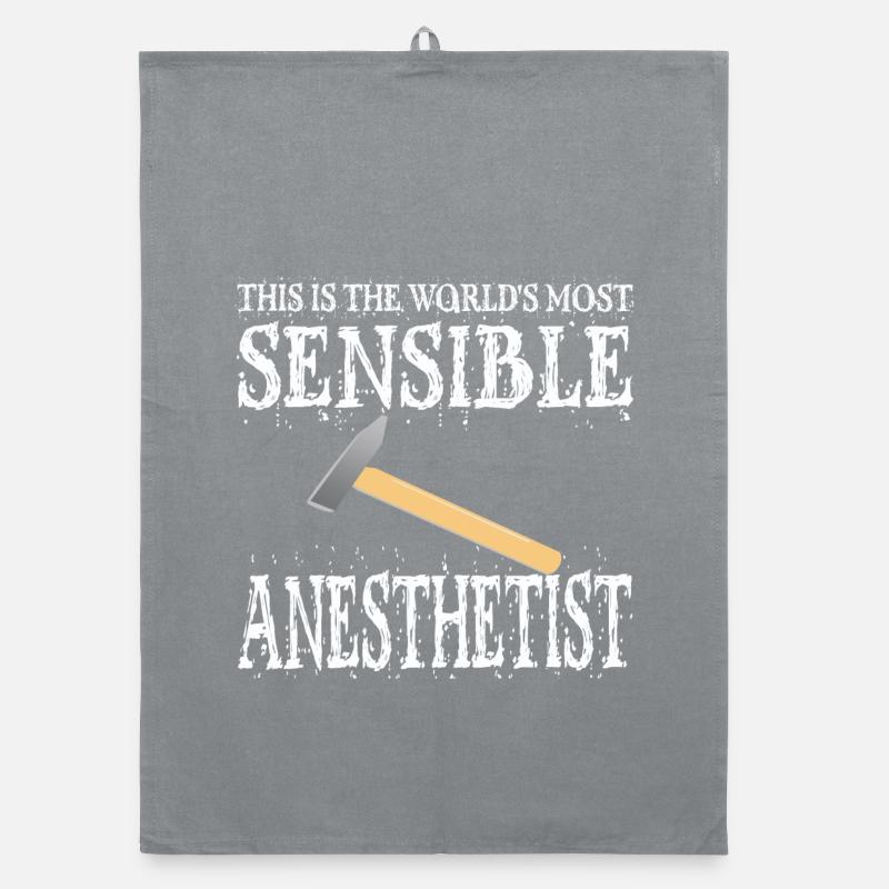 Anesthesiologist Anesthesia Anesthesia Hammer Gift Organic dish towel