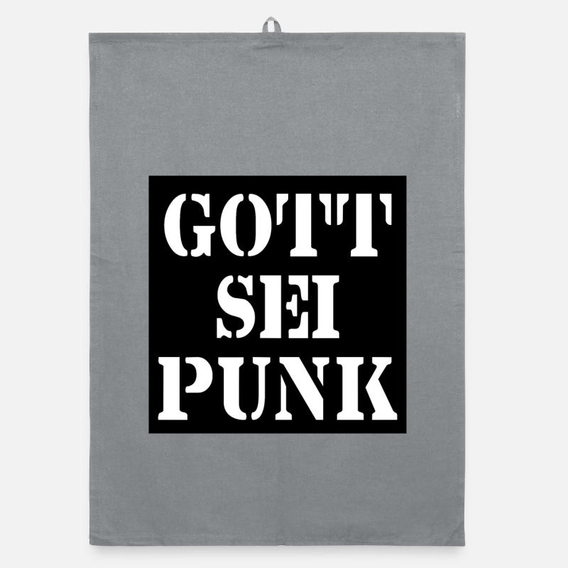 Gott sei Punk Organic Geschirrtuch