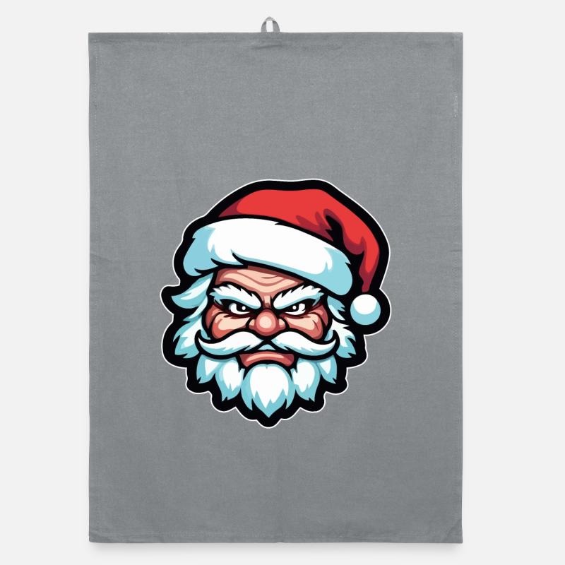 Böser Weihnachtsmann Organic Geschirrtuch
