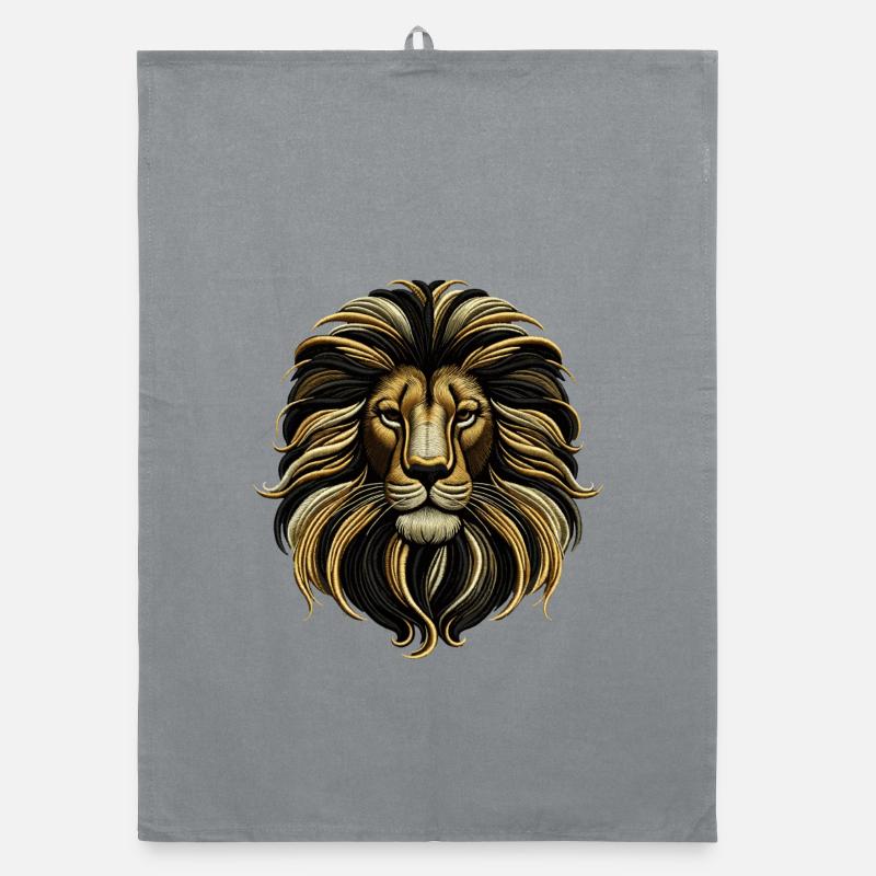 Emblème Élégance Entrelacée Torchon bio