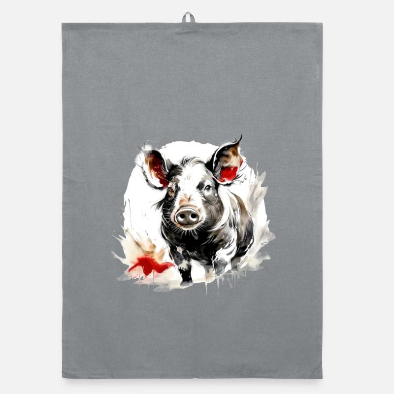 Zodiaque Chinois Cochon Torchon bio