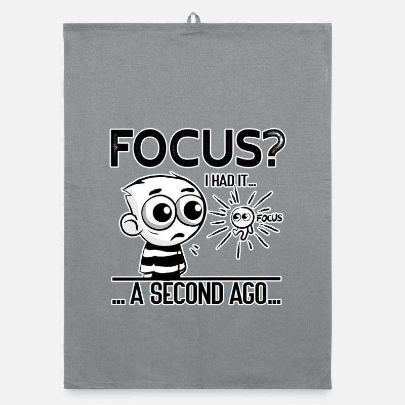 Focus? I Had It – ADHD Focus Humor Organic Geschirrtuch