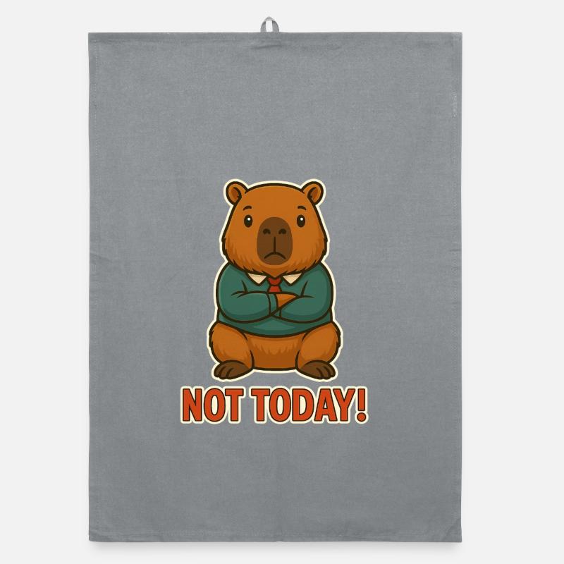 Not today! Organic dish towel
