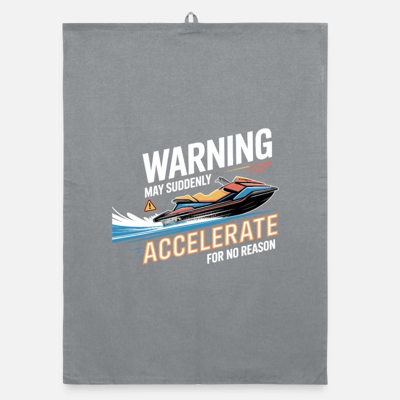 Jetski Warning May Accelerate Without Reason  Organic dish towel