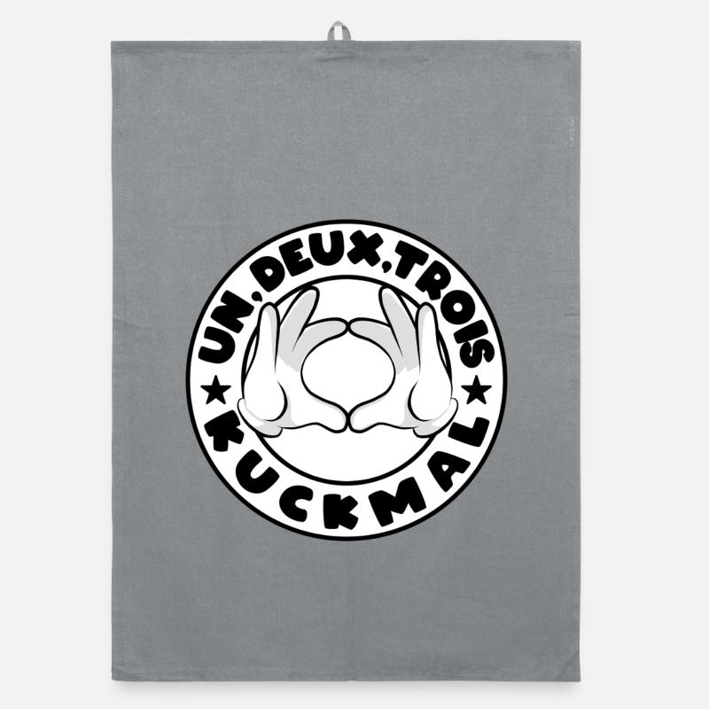 One, two, three, kuckmal! Organic dish towel
