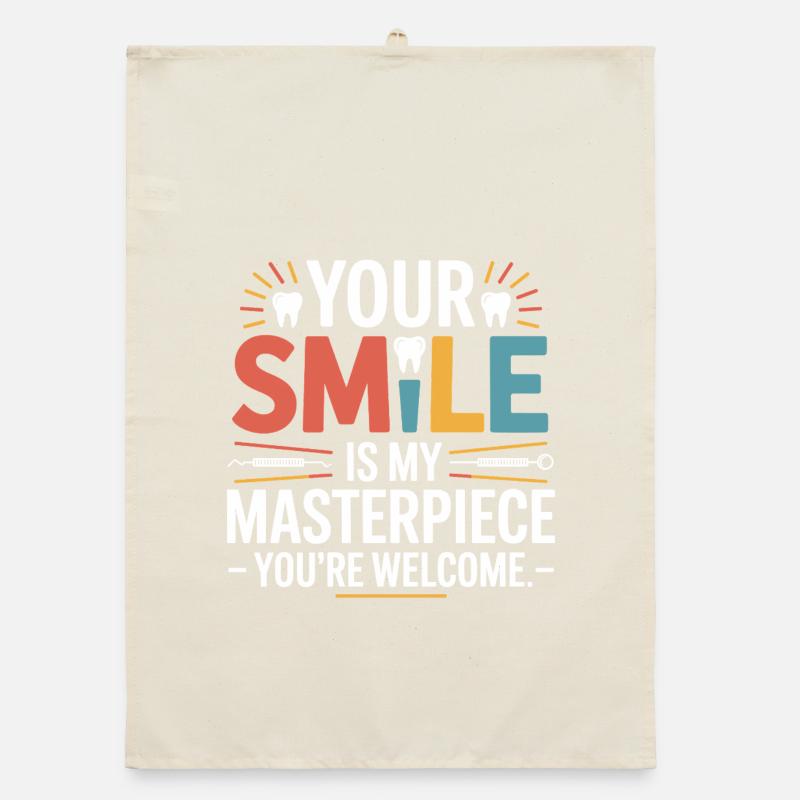 Conception de technicien de pont dentaire Torchon bio