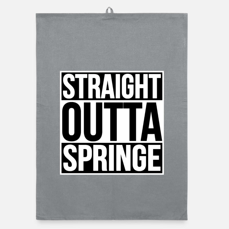 TOUT DROIT SORTI DE SPRINGE Torchon bio