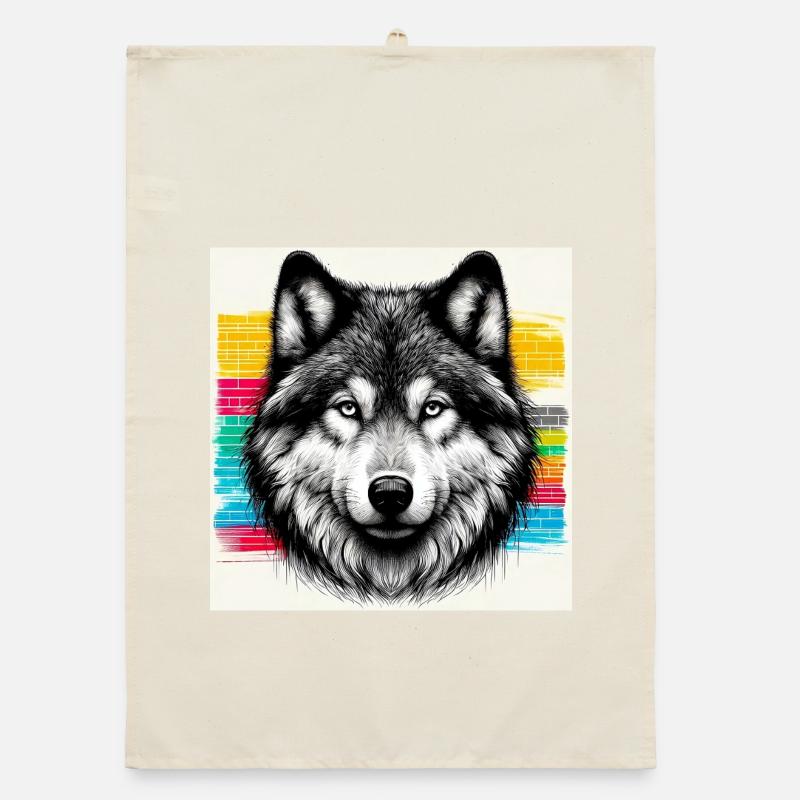 Wolf Organic dish towel