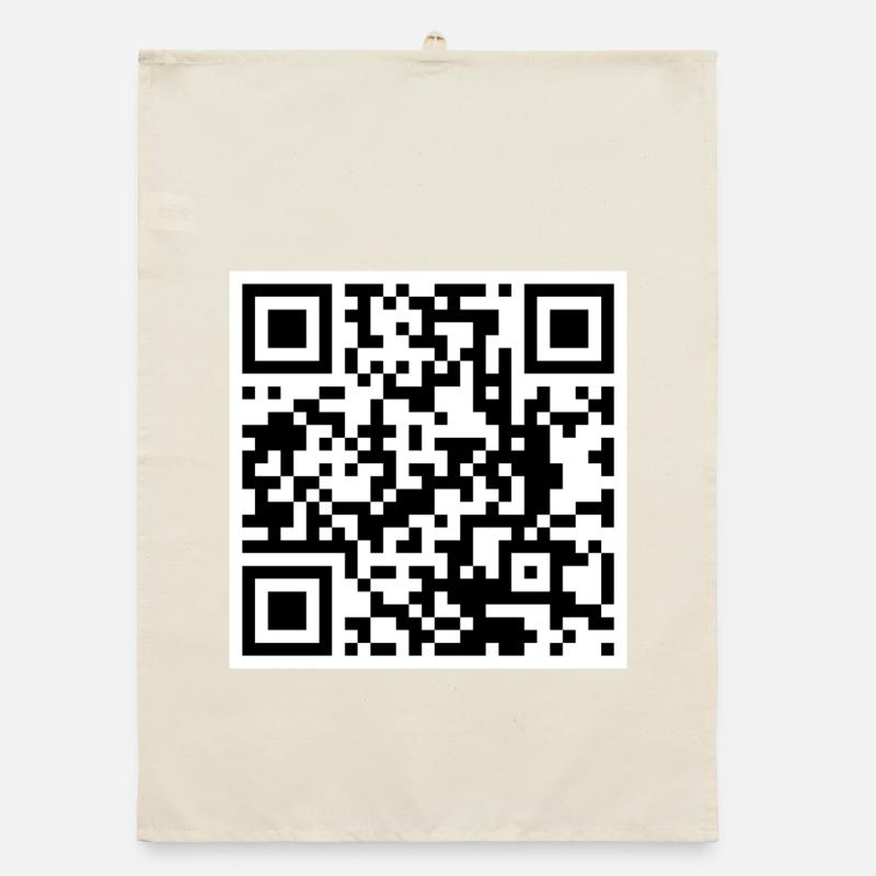 Qr code citation drôle humour  Torchon bio