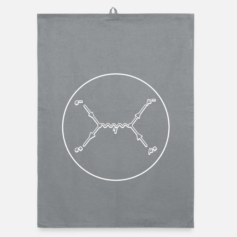 Feynman Chart Organic dish towel