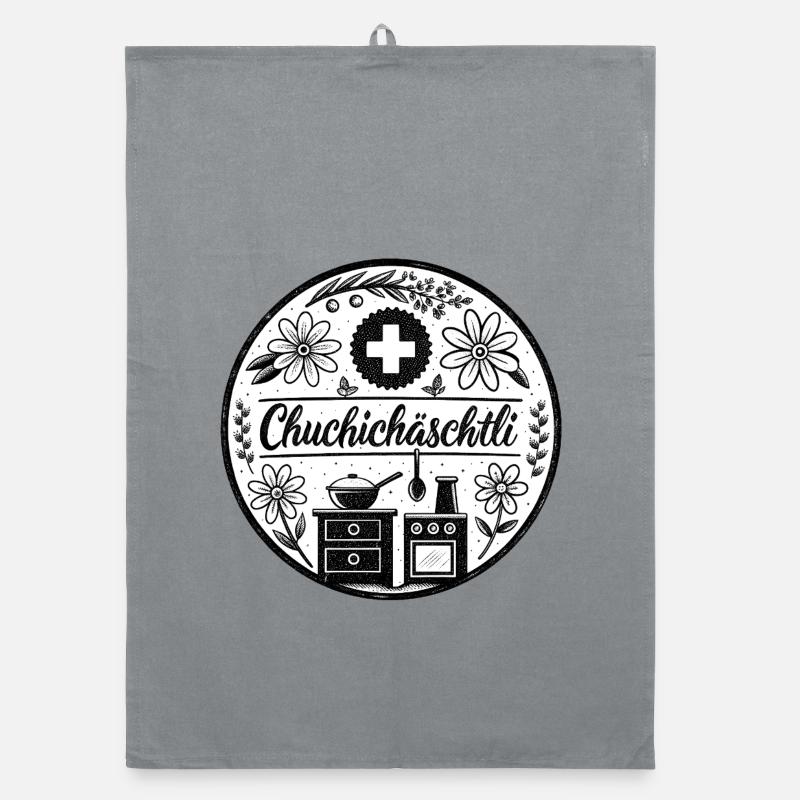 Chuchichäschtli - Schweizer Kultbegriff Organic Geschirrtuch