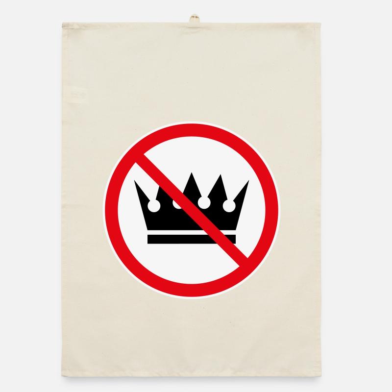 No Kings! (Protest Design / 3C) Organic dish towel