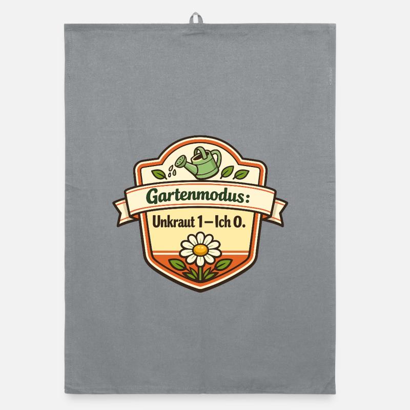 Gartenmodus Unkraut 1–Ich 0 Organic Geschirrtuch