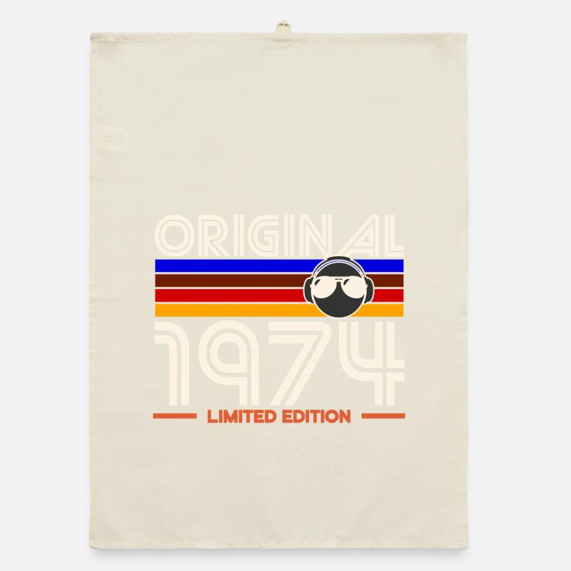 Original 1974 Édition limitée Torchon bio