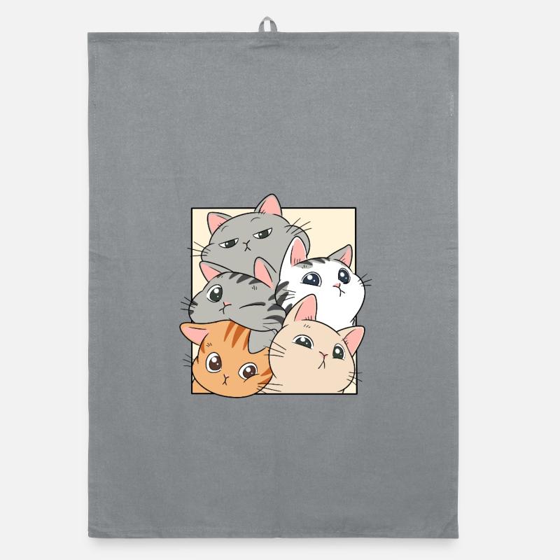 Cat Stack Ensemble Torchon bio