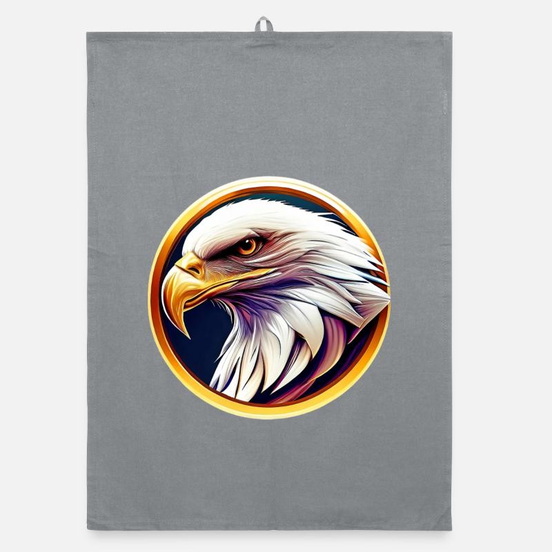 Bald eagle Organic dish towel