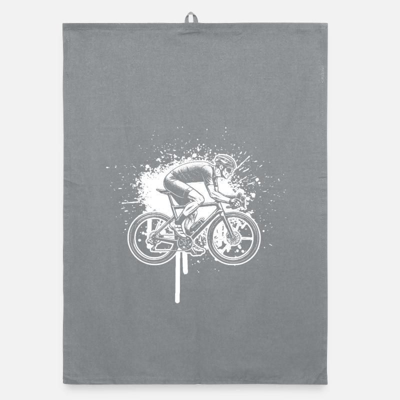 Idée cadeau pour un vélo de route avec vélo de route Torchon bio