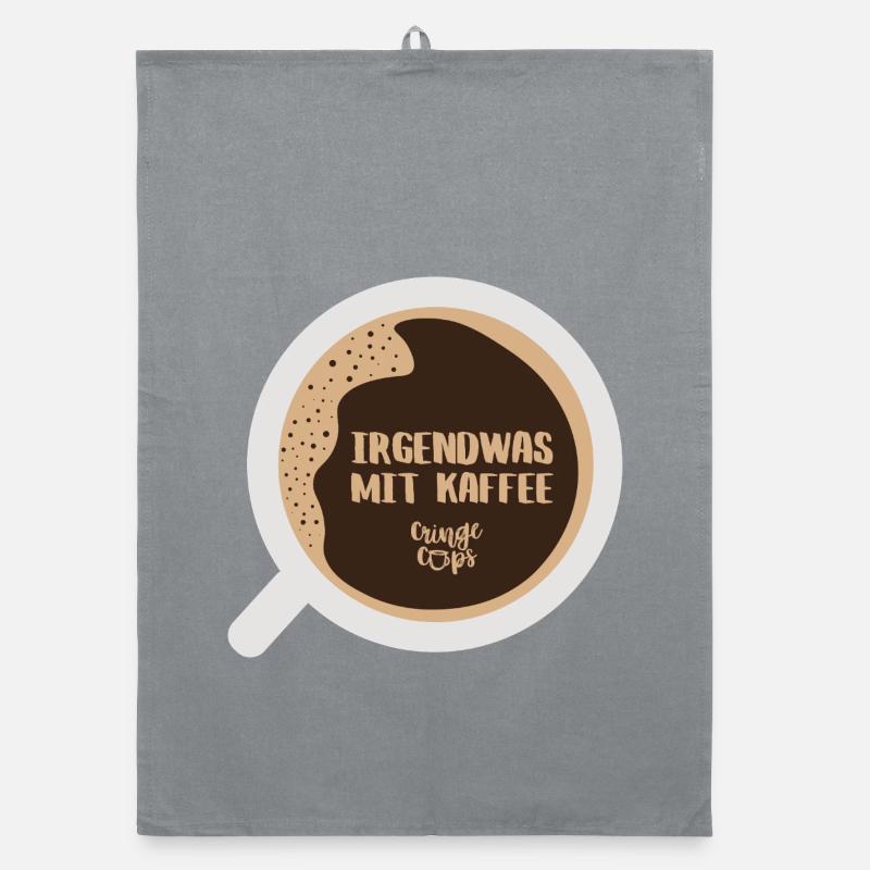 Irgendwas mit Kaffee Organic Geschirrtuch