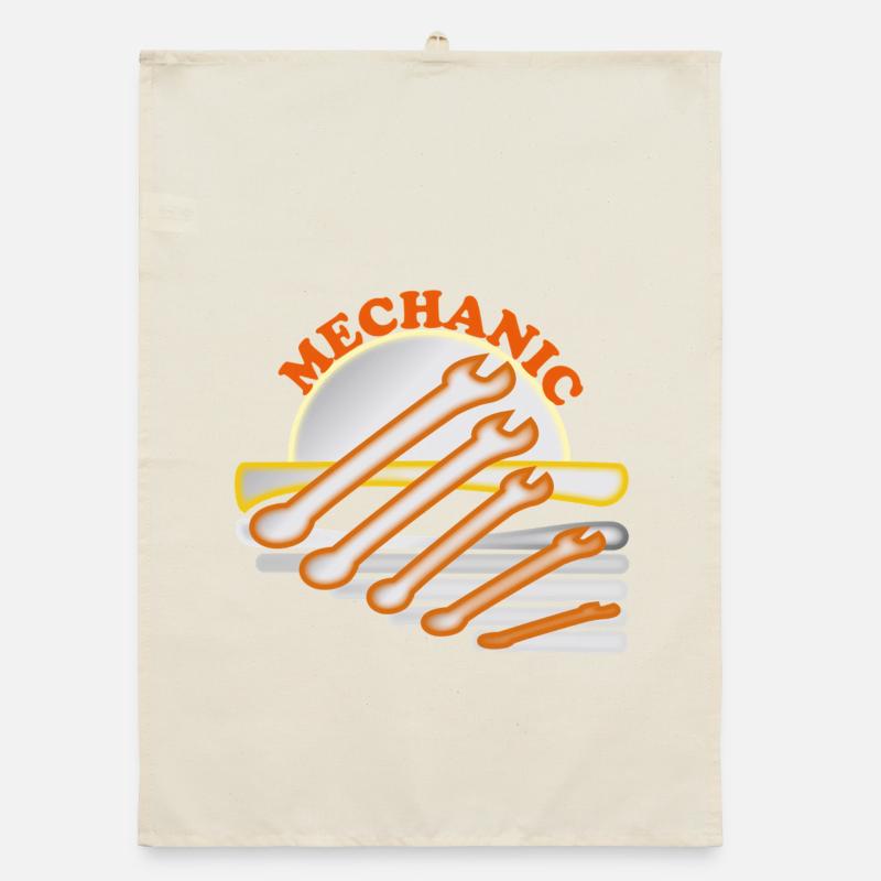 Mechanic's Tool Design Organic dish towel