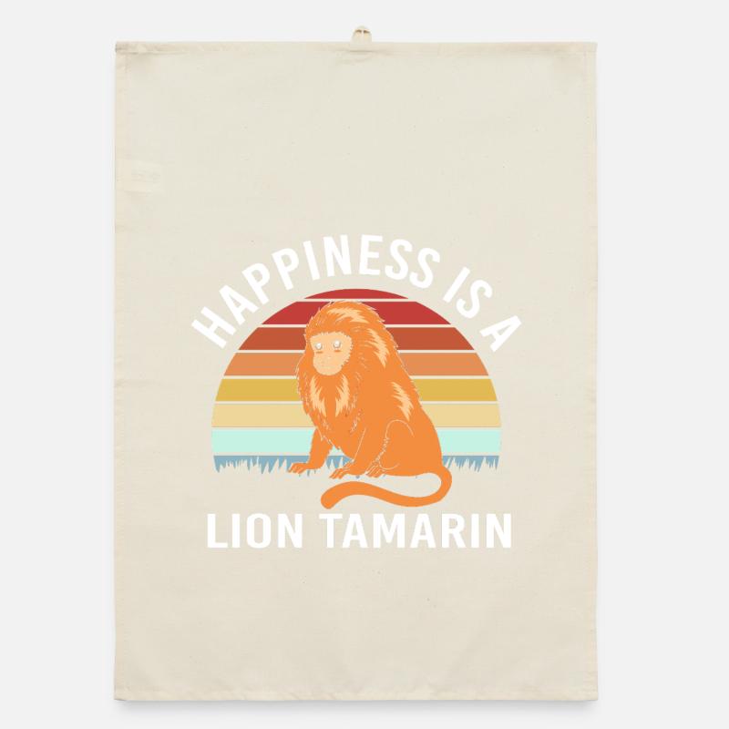 Tamarin Affe Organic Geschirrtuch