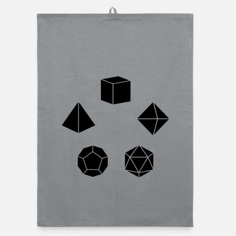 Ensemble de dés Stylo et Feuille Torchon bio