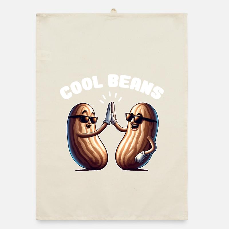 Haricots branchés high five Torchon bio