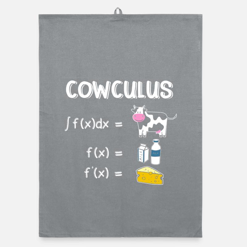 Funny Math Sayings Math Teacher Organic dish towel