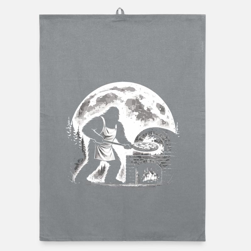Bigfoot Pizza Maker Organic dish towel