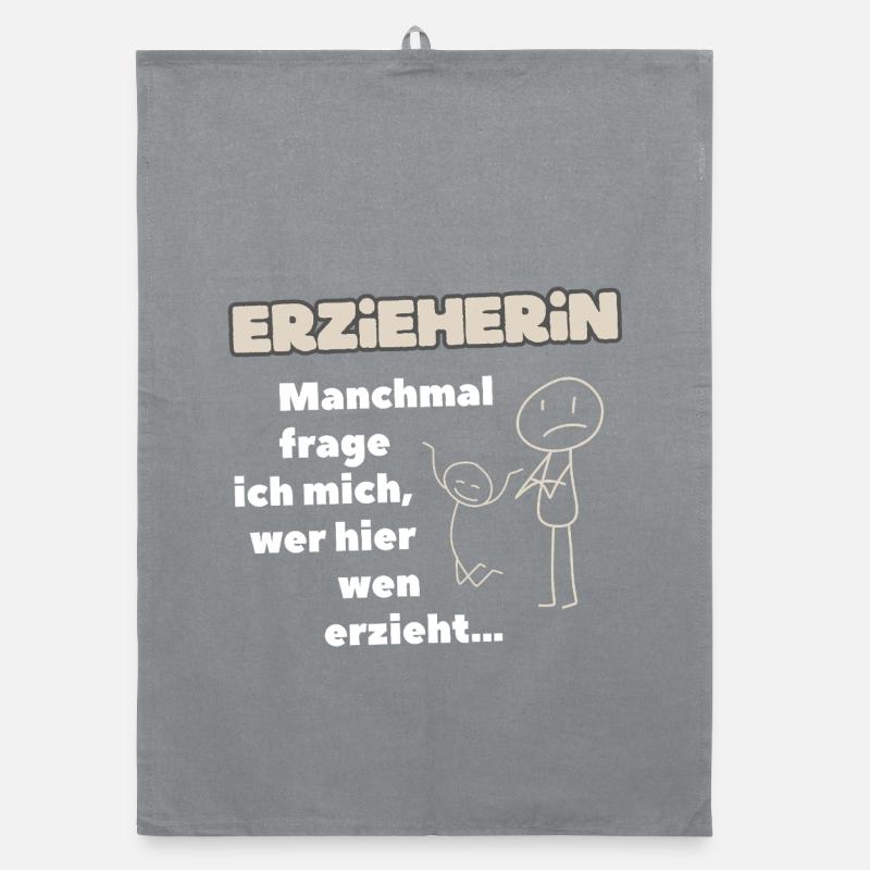 Educator - Who educates whom here Organic dish towel