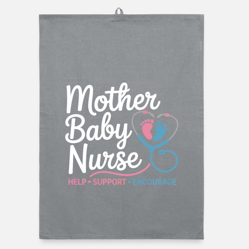 Emblème Mère-Bébé Infirmière Torchon bio