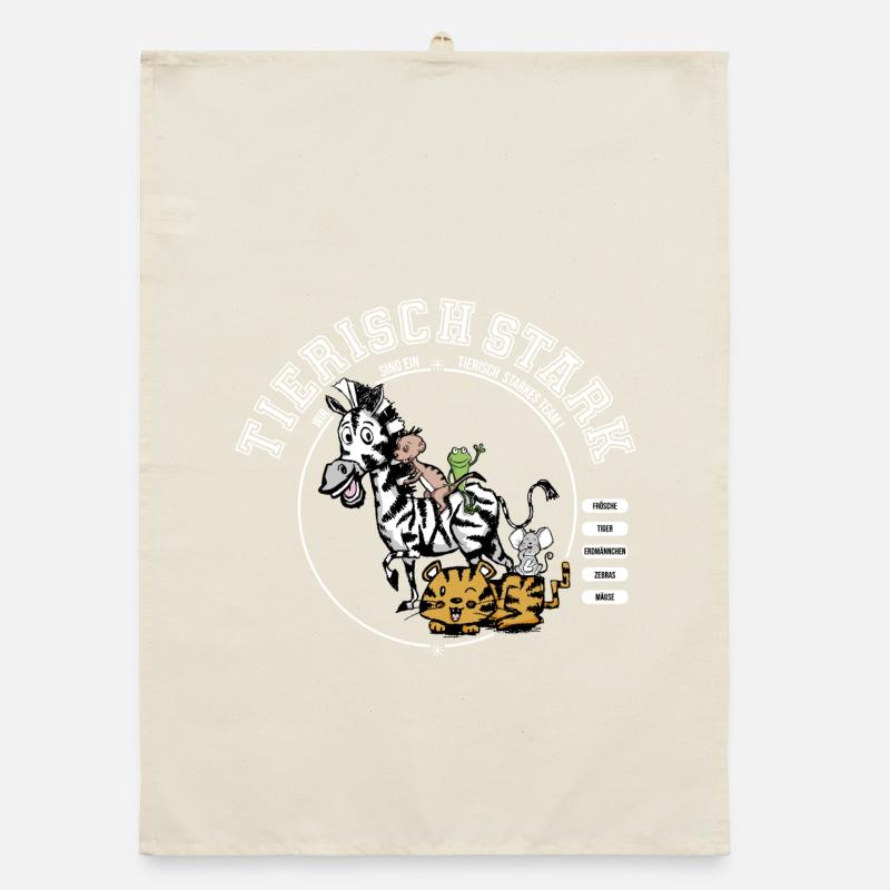 Strong as a team Organic dish towel