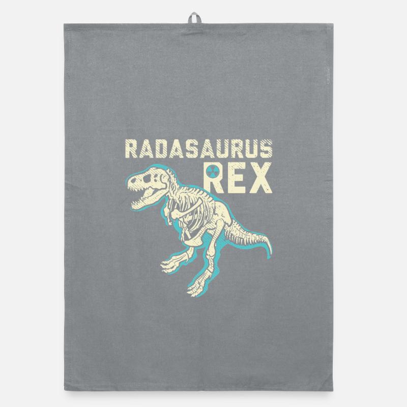 Conception du squelette du T-Rex en radiologie Radasaurus Rex Torchon bio
