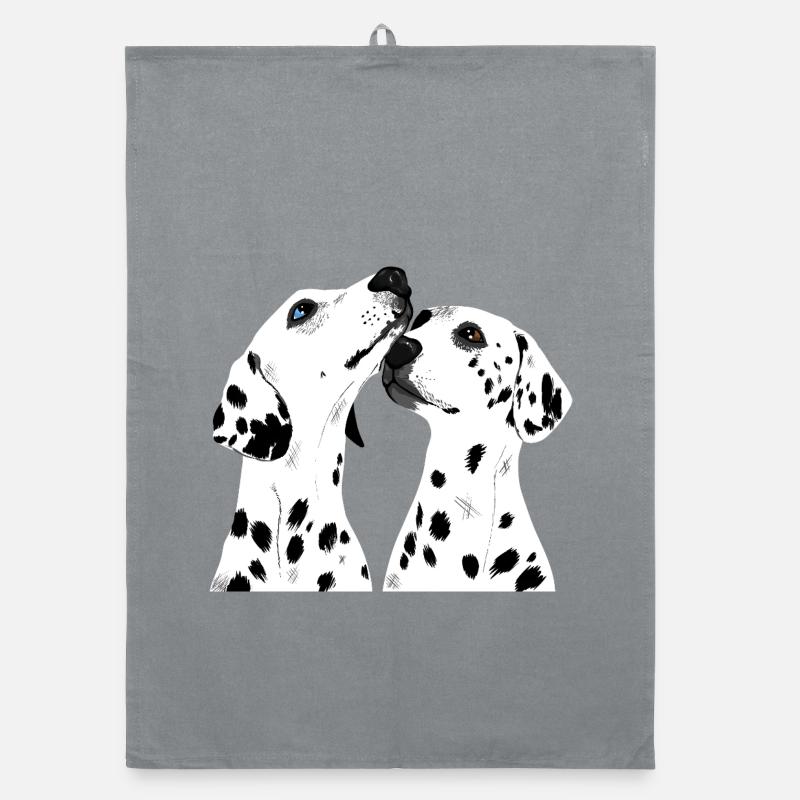 Two Dalmatians Organic dish towel