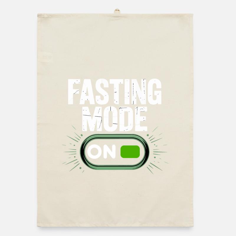 Fasting Mode ON Switch Design Organic dish towel