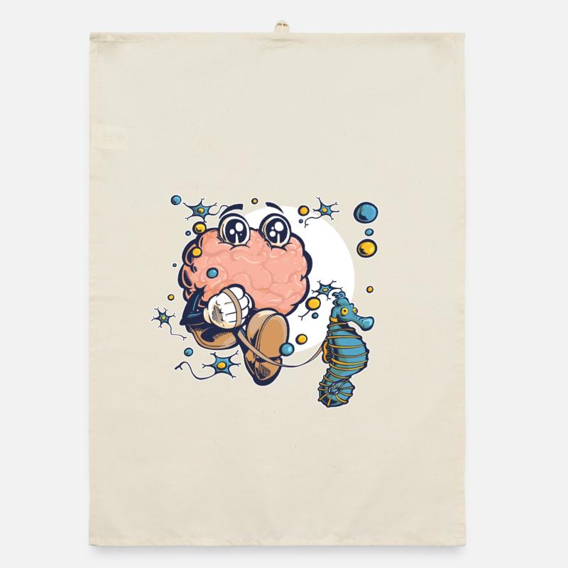 Brain & Hippocampus Organic dish towel