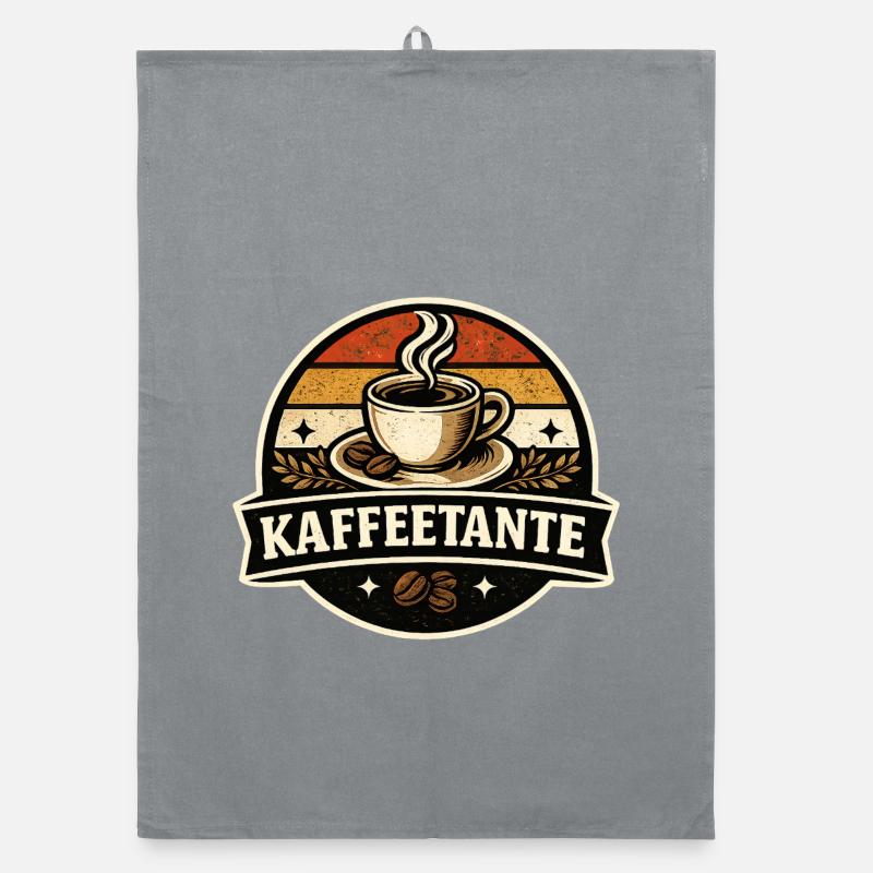 Kaffeetante Retro Organic Geschirrtuch