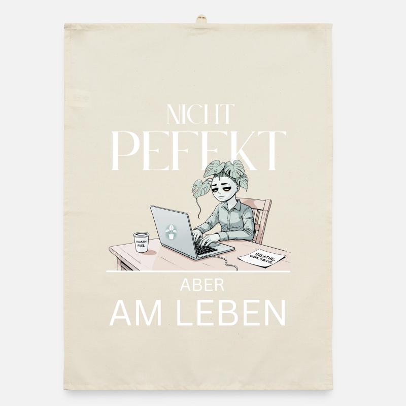 Not perfect, but alive Organic dish towel