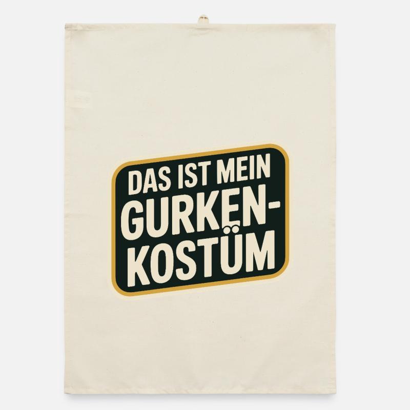 Concombre C’est mon concombre Costume Carnaval Carnaval Torchon bio